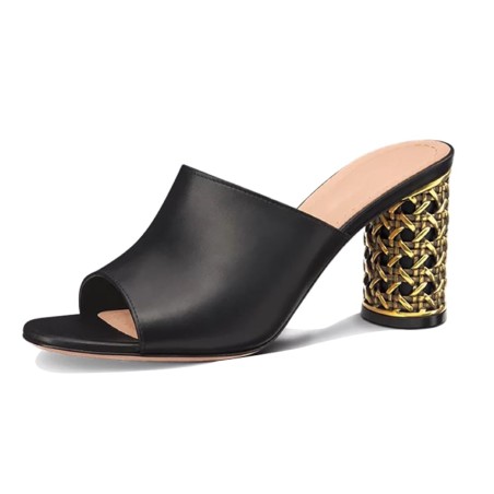 Women's round toe high heels
