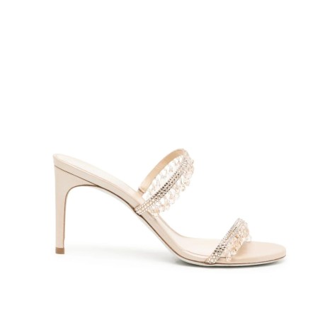 Women's rhinestone crystal strappy high heels