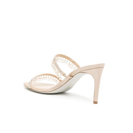 Women's rhinestone crystal strappy high heels