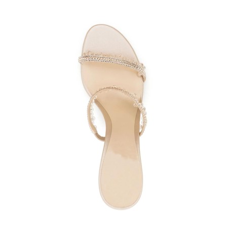 Women's rhinestone crystal strappy high heels