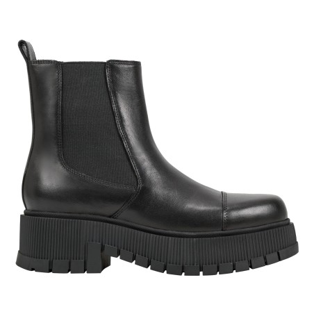 Women's solid color thick sole warm ankle boots