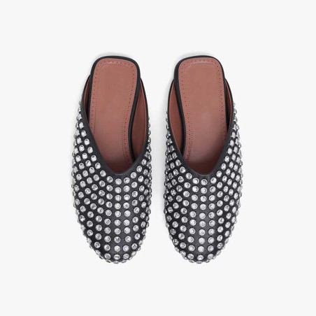 Women's rhinestone casual shiny crystal slippers