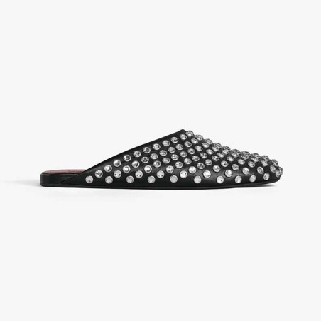 Women's rhinestone casual shiny crystal slippers